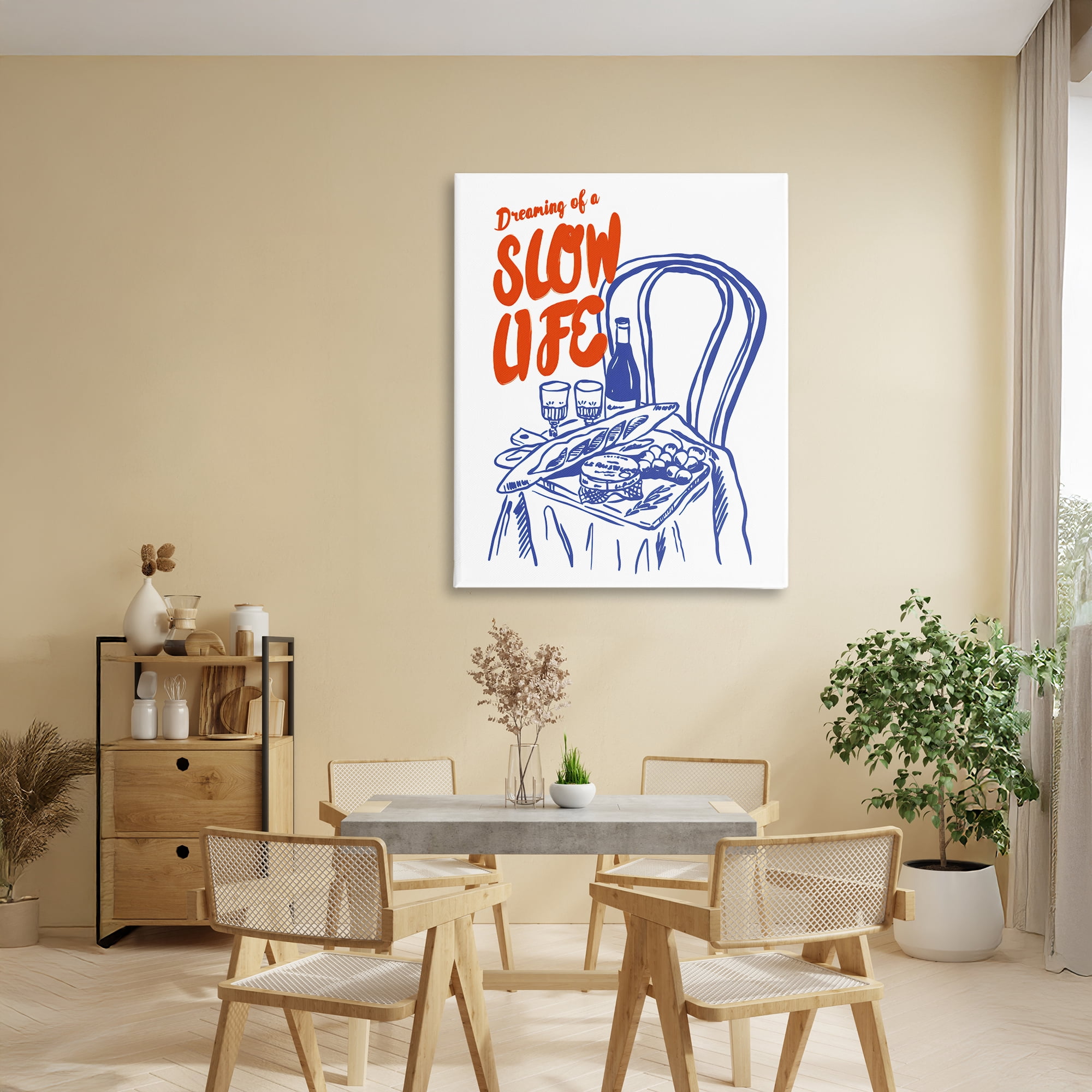 Stupell Industries Dreaming Of A Slow Life Canvas Wall Art, design by The Prints Vibe