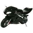 thumbnail image 4 of Aruwei High Brightness Dual Headlights Pocket Mini Motorcycle, 49cc 2-Stroke Gas Motorbike for Kids Over 12, Strong Power with Rubber Handlebar, 4 of 7