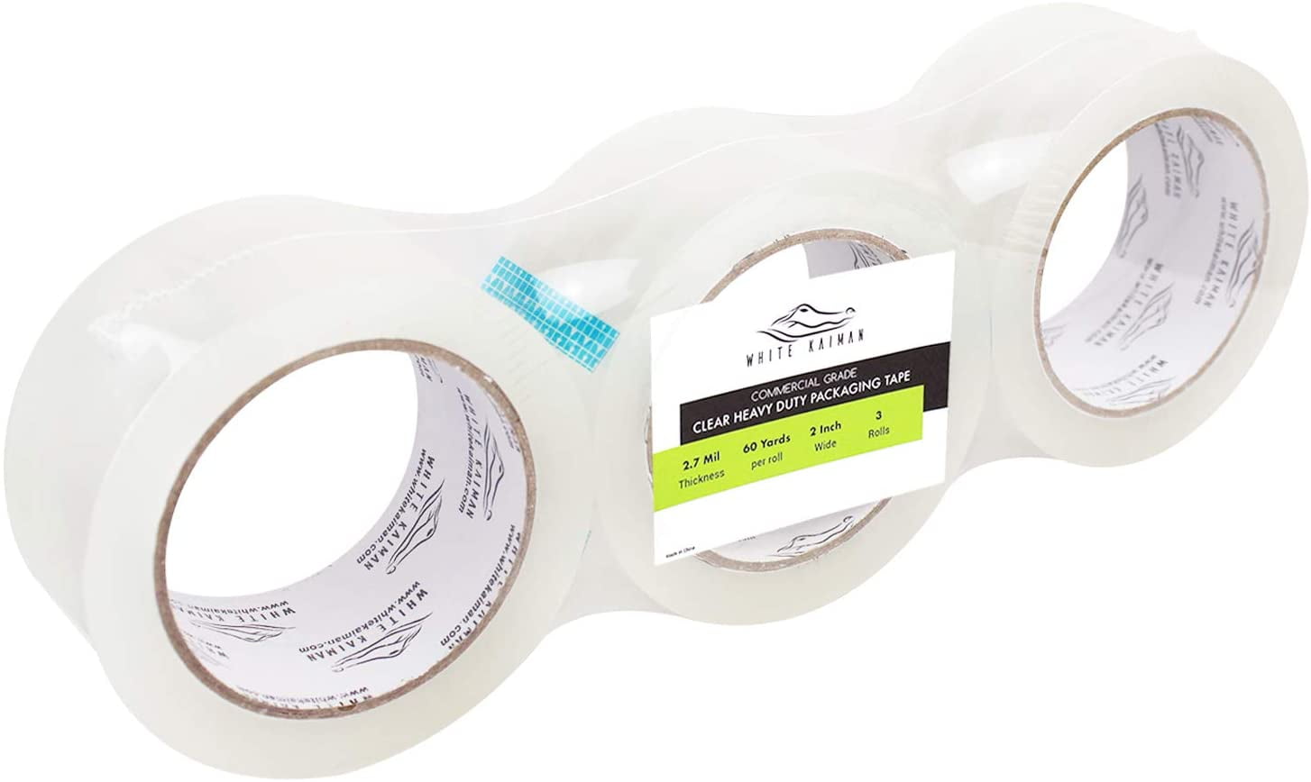 2" Clear Commercial Grade Packing & Shipping Tape 3pck