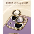 thumbnail image 5 of for Phone 15 Plus Case with Magnetic Ring Stand,[Compatible with MagSafe][Full Camera Protection] Shockproof Protective Non-Slip Sturdy Kickstand Phone Case 15 Plus 6.7'' Purple, 5 of 13