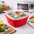 thumbnail image 6 of Microwave Vegetable Steamer with Removable Basket & Steam Vent Lid – BPA-Free 2.47L Cooker for Veggies, Fish & Poultry – Dependable Industries, 6 of 6