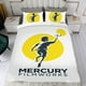 thumbnail image 4 of Mercury Filmworks Conjunto de sábanas temático, trío de piezas, cómodo y amigable con la piel, diseño único, regalo de decoración para el hogar para familiares, amigos y fans,135cm *200cm, 4 of 6