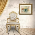 thumbnail image 3 of Florio, Luigi 32x25 Gold Ornate Wood Framed with Double Matting Museum Art Print Titled - Barche allormeggio, 3 of 4