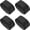 Black, variant on 4Pcs Watch Display Pillow, 2.68" x 1.18" 1.77" Bracelet Pillow PU Leather for Box Bangle Cushions Storage, Black