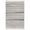 Grey/Ivory, variant on SAFAVIEH Urban Griselda High Low Striped with Fringe Area Rug, Grey/Ivory, 8' x 10'