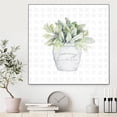 thumbnail image 2 of Giant Art Canvas  30x30 Garden Plants III Framed in Multi-Color, 2 of 3