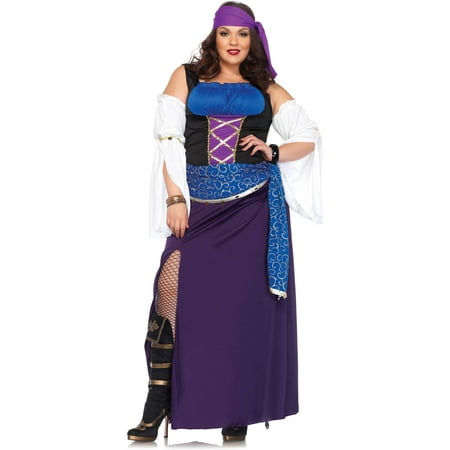 Mystic Gypsy Women's Adult Plus Size Halloween Costume - Walmart.com