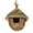 yellow, variant on Natural Coconut Bird Nest Handwoven Hut for Parrots Cockatiel Lovebird Finches - Cage Hanging Bed Hammock Hideaway Toy (Yellow, 1 Birdhouse)