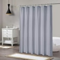 thumbnail image 1 of Yesfashion Soft Microfiber Water Repellent Fabric Shower Curtain or Liner for Bathroom with Embossed Pattern, 1 of 8