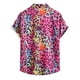 thumbnail image 2 of Playeras Y Camisas Para Hombre Moda de verano para hombre, camiseta informal con estampado hawaiano, camiseta de manga corta, moda de playa, Material informal (Hot Pink, S), 2 of 7