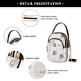 thumbnail image 5 of DIXRUYEE Cross Body Shoulder Handbags Bags Fashion Bear Buddy Pastel Toss Pattern, 5 of 7
