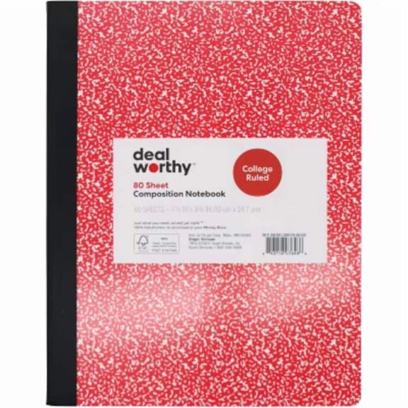 Composition Book College Ruled -
