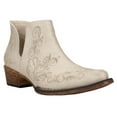 thumbnail image 2 of Roper Womens Ava Laser Embossed Snip Toe Cowboy  Ankle Boots, 2 of 5