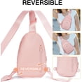 thumbnail image 4 of Sling Bag Crossbody Purse Fanny Pack for women Small Chest Bag Lightweight with Adjustable Strap Black, 4 of 8