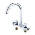 thumbnail image 1 of Double Hole Handle Kitchen Faucet, Brass Rotary Hot And Cold Basin Sink Mixer Tap, Sink Water Mixer Washbasin Kitchen Faucet ,Versatile Features, 1 of 6
