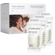 Momcozy Breastmilk Storage Bags 120 Ct, Temp-Sensing Discoloration Breastfeeding Storage Bag 6oz/180ml