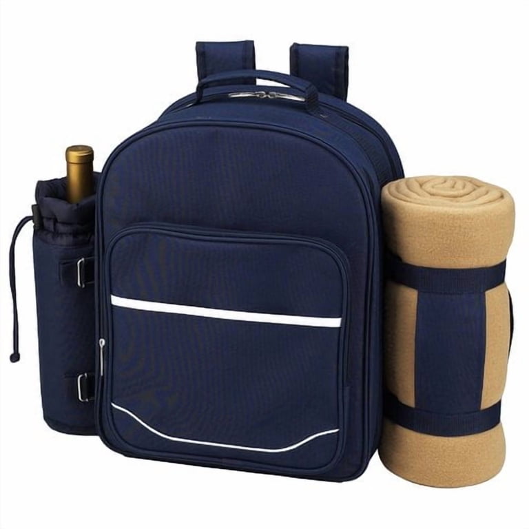 Picnic at Ascot Bold Picnic Backpack for 4 with Blanket - Walmart.com