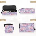 thumbnail image 5 of Hair Tool Organizer Bag with Heat Resistant Mat Removable Travel Storage Case for Hot Air Brushes Curling Irons Lavender Watercolor Roses, 5 of 8