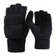 thumbnail image 3 of guantes sin dedos Flip Fingerless Gloves Tejer Mitones De Medio Dedo Para Correr Negro Negro Magideal guantes sin dedos, 3 of 7