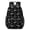 Black Cartoon Dinosaurs Fossils Pattern, variant on Black Cartoon Dinosaurs Text Pattern 17" Waterproof Oxford School Backpacks for Teens, S-Shape Padded Straps, for School, Travel, Hiking, Camping