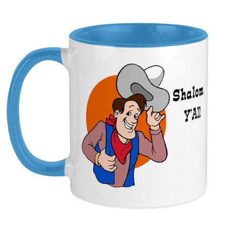 

CafePress - JEWISH SHALOM Y all Mug - Ceramic Coffee Tea Novelty Mug Cup 11 oz