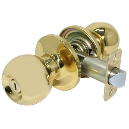 Pamex PT3710 Southgate Privacy Lock, Polished Brass