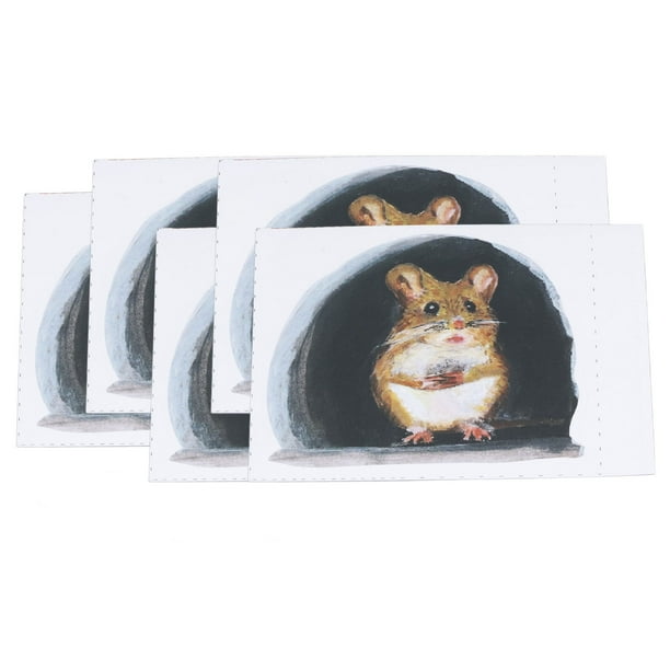 Pegatinas De Pared Con Agujero De Ratón, Calcomanías De Pared Con Agujero De Ratón Realista, Dibujos Animados En 3D, Lindo Inofensivo Para Rodapiés, Muebles, Cocina