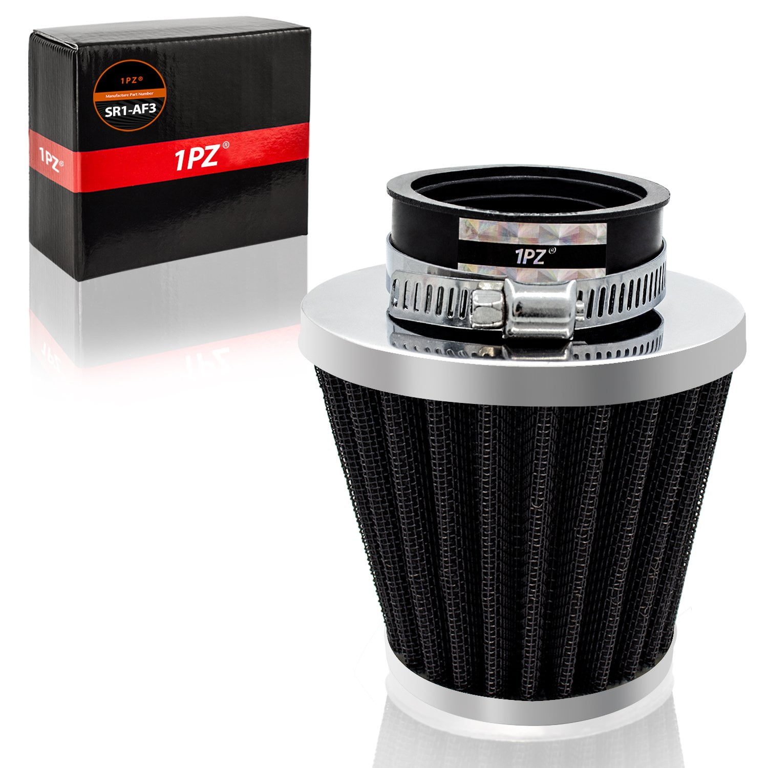 2 Piece 38mm Air Filter and 2 Piece Gas Fuel Filter for Chinese GY6 50cc 139QMB Motorcycle Scooter Moped 50cc 110cc 125cc SDG SSR Dirt Pit Bike 