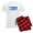 With Red Plaid Pant, variant on CafePress - Eat Sleep Fly - Men's Light Loose Fit Cotton Pajama Set