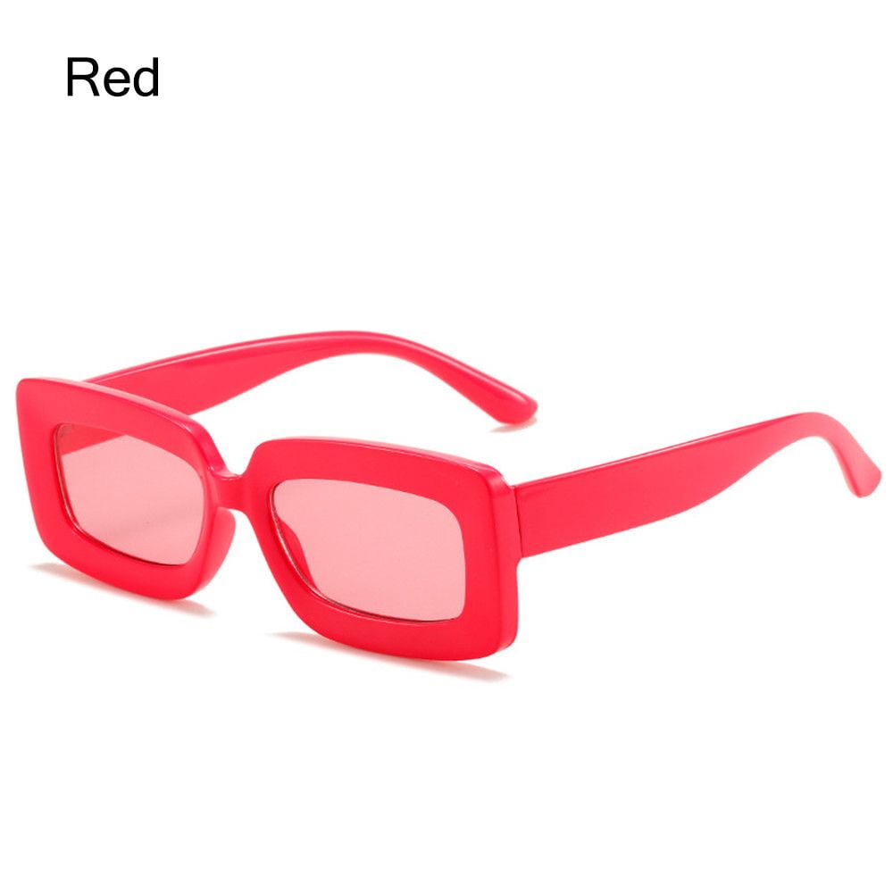 Buy VOGUE Vintage Sunglasses Rare Red Oval Rectangular Squared Reagge Flat  Top Ski Frame New Mirror Lens NOS 90s Migos 2chainz Online in India - Etsy