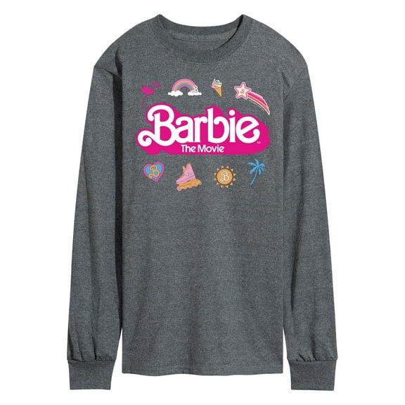 Barbie the Movie - Movie Logo Icons - Men's Long Sleeve T- Shirt
