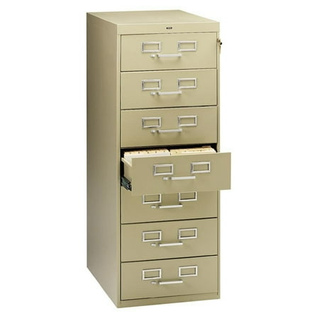 Card Catalog Cabinet - Tennsco Card Files & Media Storage Cabinet - 19