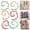 A+B+C+D+E+F, variant on PPKVUFD 1PC 7.5FT Cherry Blossom Flowers Garland for Spring Decoration Artificial Flower Garland Silk Sakura Vines Hanging for Wedding Party Valentine Japanese Home Decor