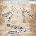 thumbnail image 2 of Ascent Handyman DIY Gift Tool Pliers 15 in 1 Multitool Gift Boxed, Handy Pocket Knife Screwdriver Bottle Opener Saw For Camping Fishing Hiking Hunting - Gift Idea for Father, Men, Boyfriend, Women, 2 of 6