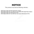 thumbnail image 2 of Transit Auto Front Rear Disc Brake Caliper Rotors Drums Ceramic Pads Shoes Wheel Cylinders and Hardware Kit (11Pc) for Car Dodge Caliber KC8-101720N, 2 of 2