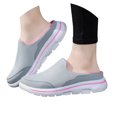 thumbnail image 3 of Ladies Summer Backless Sneakers Mesh Slip-on Mule Shoes Breathable Slippers, 3 of 9