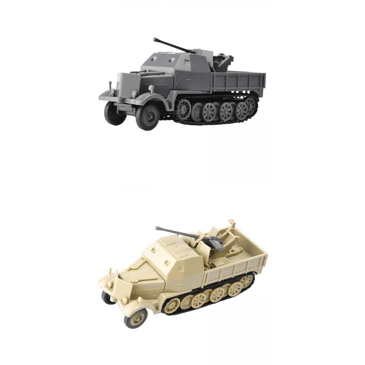 Details about   1:72 Classic Half Track Armored Vehicle Toys 4D Assembled Vehicle Model 
