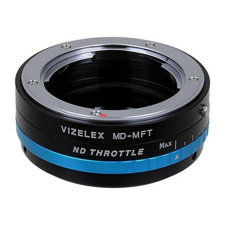 UPC: 0847372029198 | Fotodiox MD-MFT-P-NDThrtl Vizelex ND Throttle Lens Mount Adapter – Minolta Rokkor SLR Lens To Micro Four Thirds Mount Mirrorless Camera Body with Built in Variable ND Filter