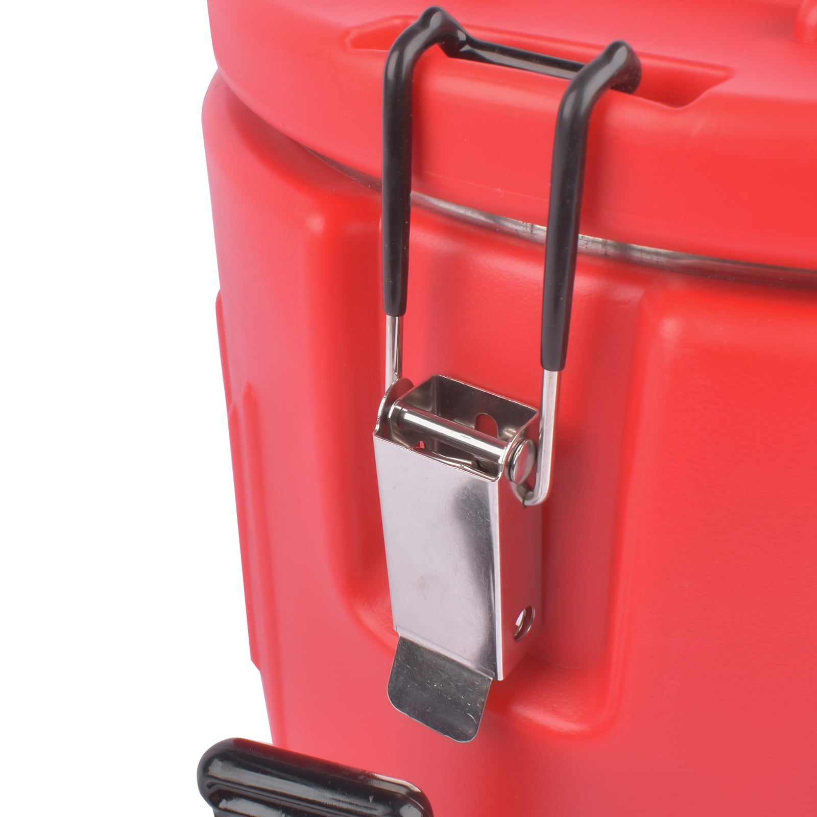 NEWZQ 2.6 Gallon Insulated Beverage Cooler, Portable Water Jug with Dispenser and Spout (Red)