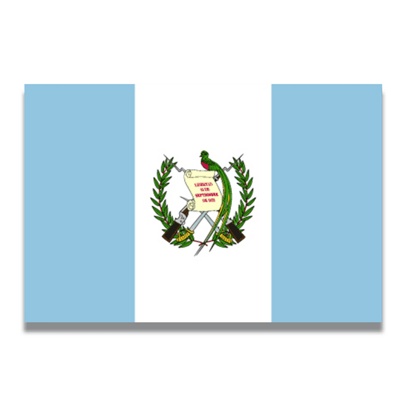Magnet Me Up Guatemala Guatemalan Flag Vinyl Automotive Magnet Decal, 4x6 Inches