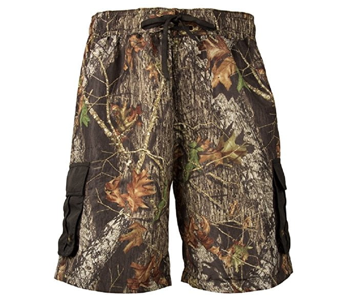 mens camo swim trunks