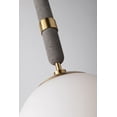 thumbnail image 2 of -1-Light Small Pendant in Style-7 inches Wide By 20 inches High-Aged Brass Finish Bailey Street Home 735-Bel-3321951, 2 of 4