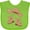 Apple Green, variant on Western Style Boy Boots Boys or Girls Baby Bib