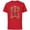 Red, variant on Marvel Holiday Christmas Avengers Captain Marvel Nutcracker - Short Sleeve Cotton T-Shirt for Adults - Customized-Natural