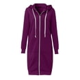 thumbnail image 5 of Dyegold Cropped Hoodie Ladies Long Coat For Women Black Zip Up Y2K Clothes Plus Size ​Christmas ​Women'S Winter Coats ​My Orders, 5 of 8