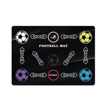Soccer Training Mat, Football Footwork Equipment Mat Non-Slip Silent for All Levels