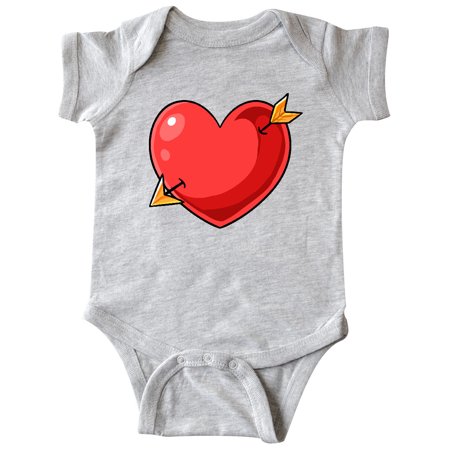 

Inktastic Red Heart with Arrow Gift Baby Boy or Baby Girl Bodysuit
