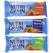 Nutri-Grain-Kelloggs Cereal Bars Variety Pack, 1.3 oz, 48-Count