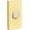 Lifetime Polished Brass, variant on Baldwin 4863 3" X 1-1/2" Illuminated Rectangular Door Bell From The Estate Collection -