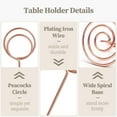 thumbnail image 3 of GFDYREE Ronteda Table Number Holders 20Pcs - 2 Inch Mini Table Number Stands Short Place Card Holder for Wedding Reception Party Graduation Restaurant Office Home Photo Picture Memo Display, 3 of 7